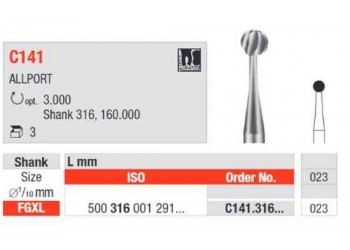 Fraises C141.316.023 EDENTA (x3)