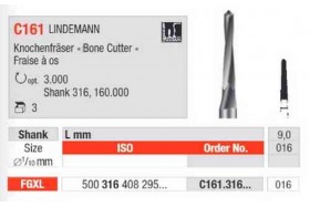 Fraises C161.316.016 LINDEMANN EDENTA (x3)