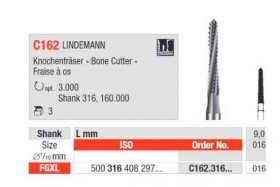 Fraises C162.316.016 LINDEMANN EDENTA (x3)