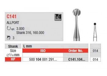 Fraises C141.104.014 EDENTA (x3)