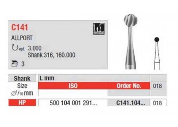 Fraises C141.104.018 EDENTA (x3)