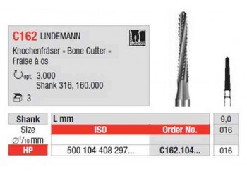 Fraises C162.104.016 EDENTA (x3)